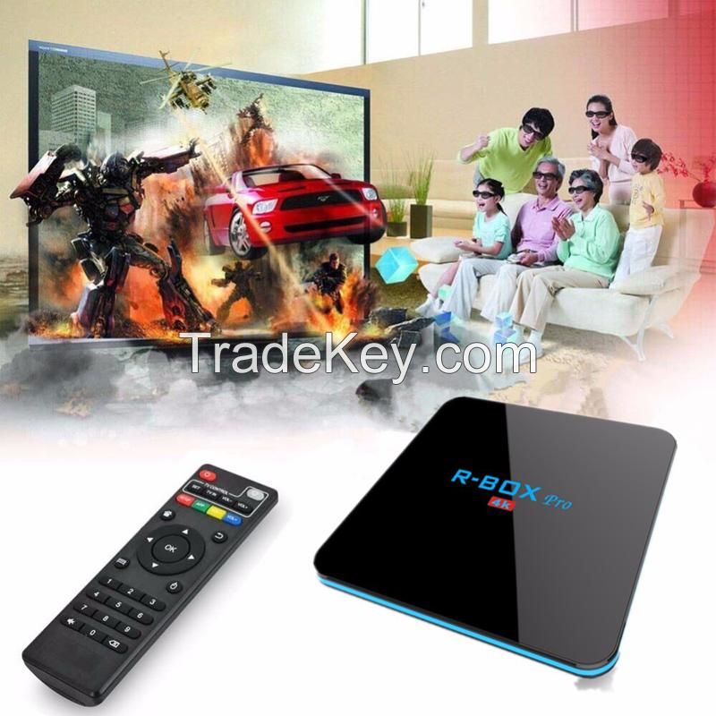 R-BOX Pro RBOX Pro Amlogic S912 Octa Core 2G/16G Android 6.0 4K TV BOX 2.4G+5G WIFI Bluetooth 1000M LAN DLNA Miracast