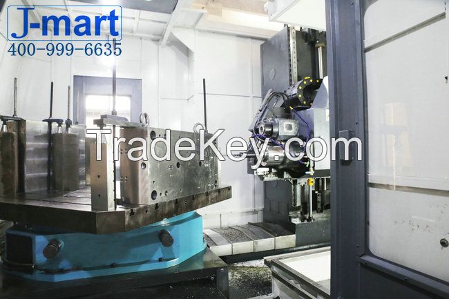 Seven-axis deep hole drilling and milling machine