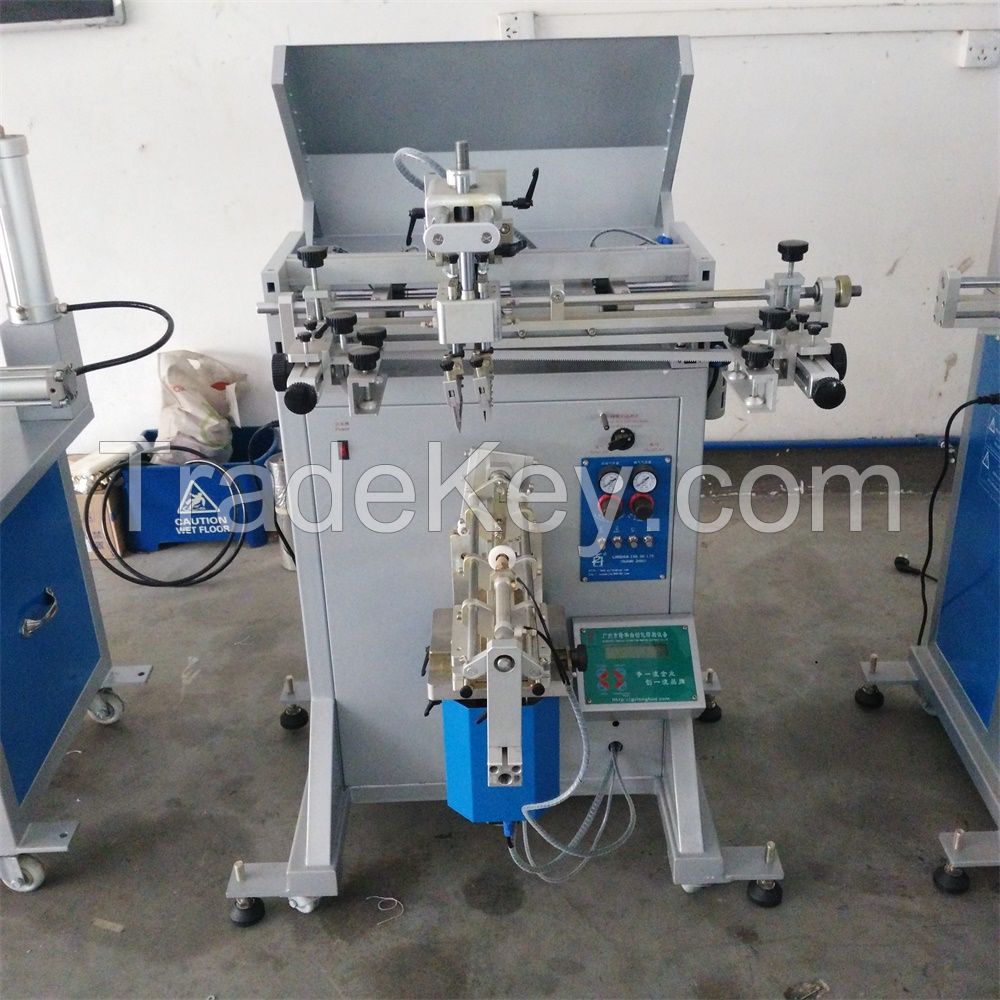 Hot Sale Multi-function Pneumatic Cylindrical Screen Printing Machine 