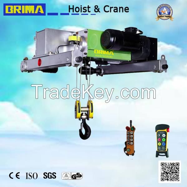 10T Double Girder European Wire Rope Hoist