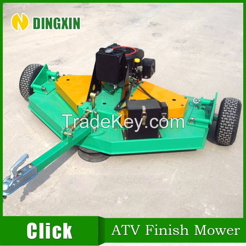 ATV Lawn finish mower with engine