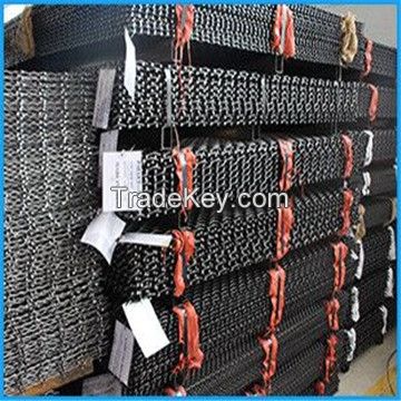 Lock crimp woven wire screen media in America market made in China for mining quarry aggregate