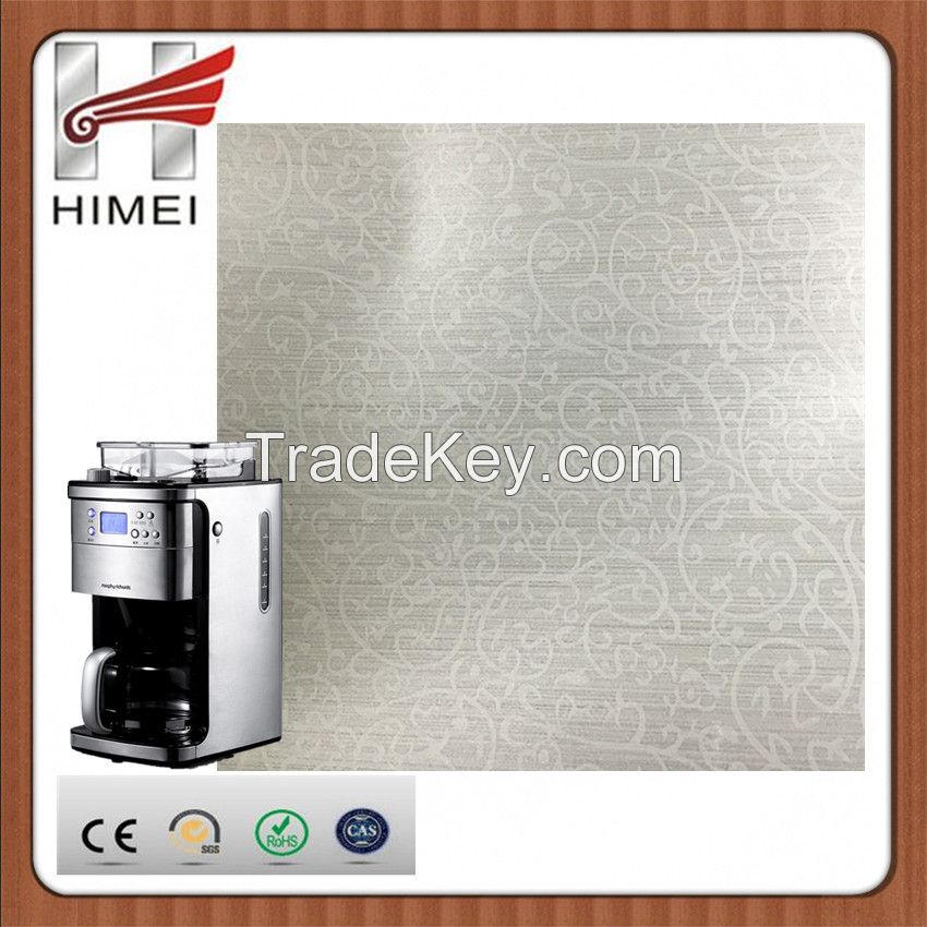 Price mild PVC/VCM laminated steel sheets for coffee machine