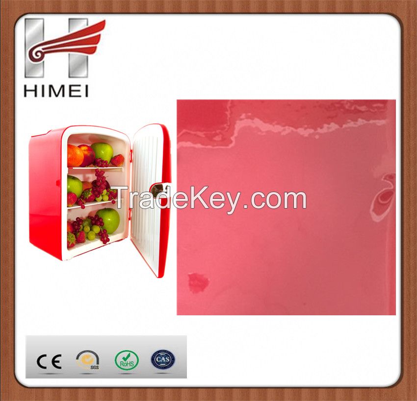 Flower film coated metal laminated steel sheet for refrigerator