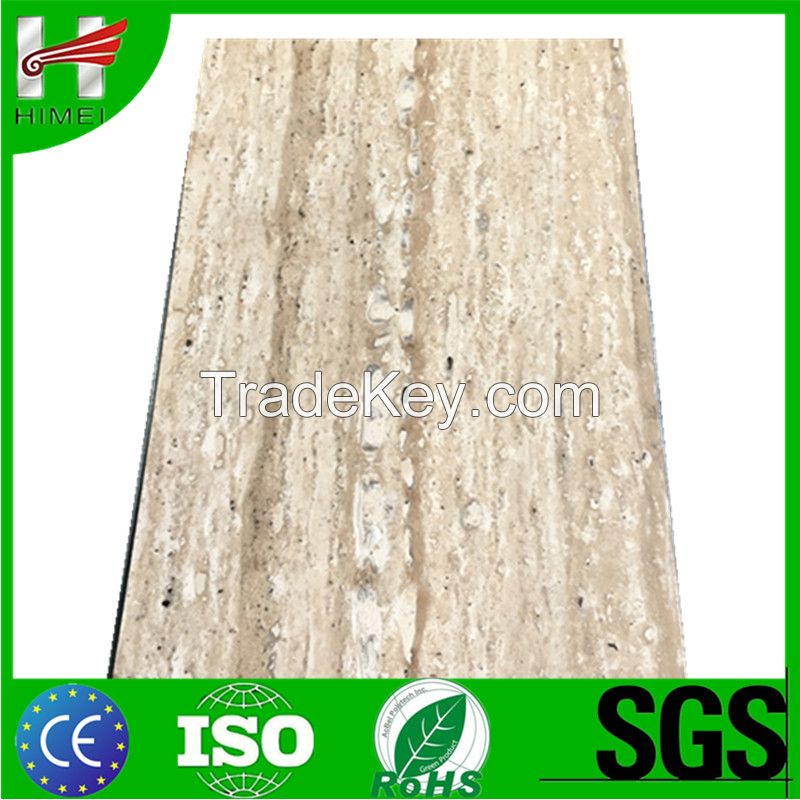 Marble grain film laminated metal sheets for building panels