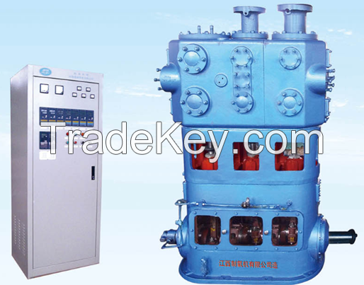 3-column-5-level water-free lubrication oxygen compressor