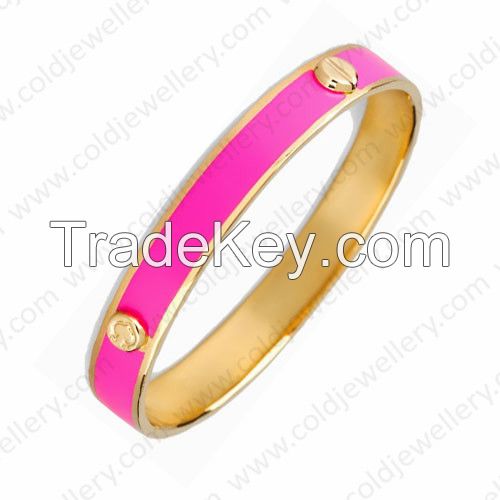 White color Fashion enamel bangles