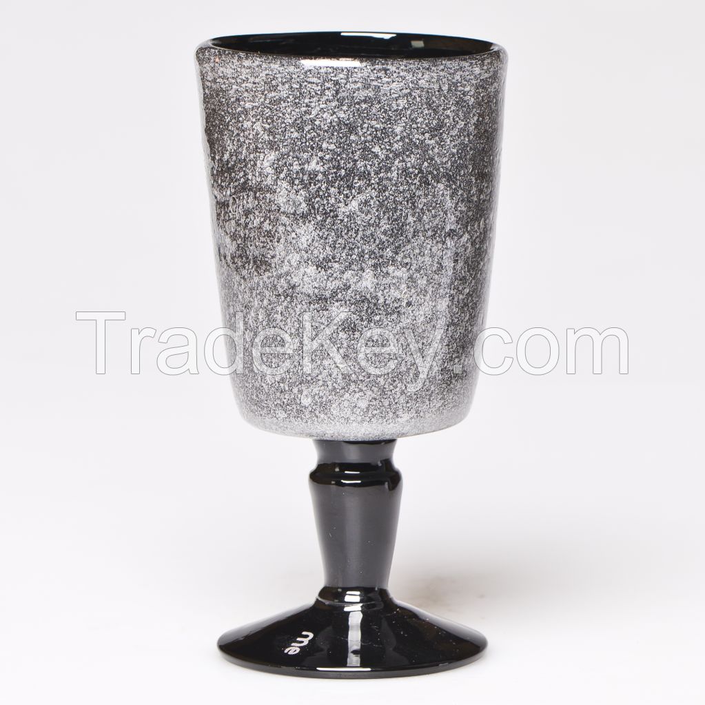 New wholesale gradient red wine glass cup manufacturer color glass cup for decoration