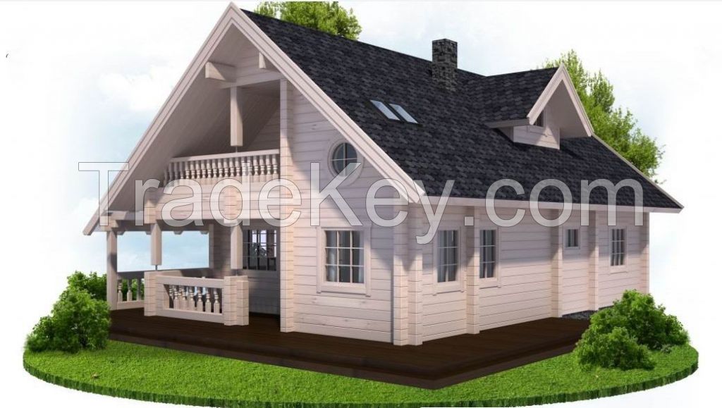  prefabricated wood house for sale