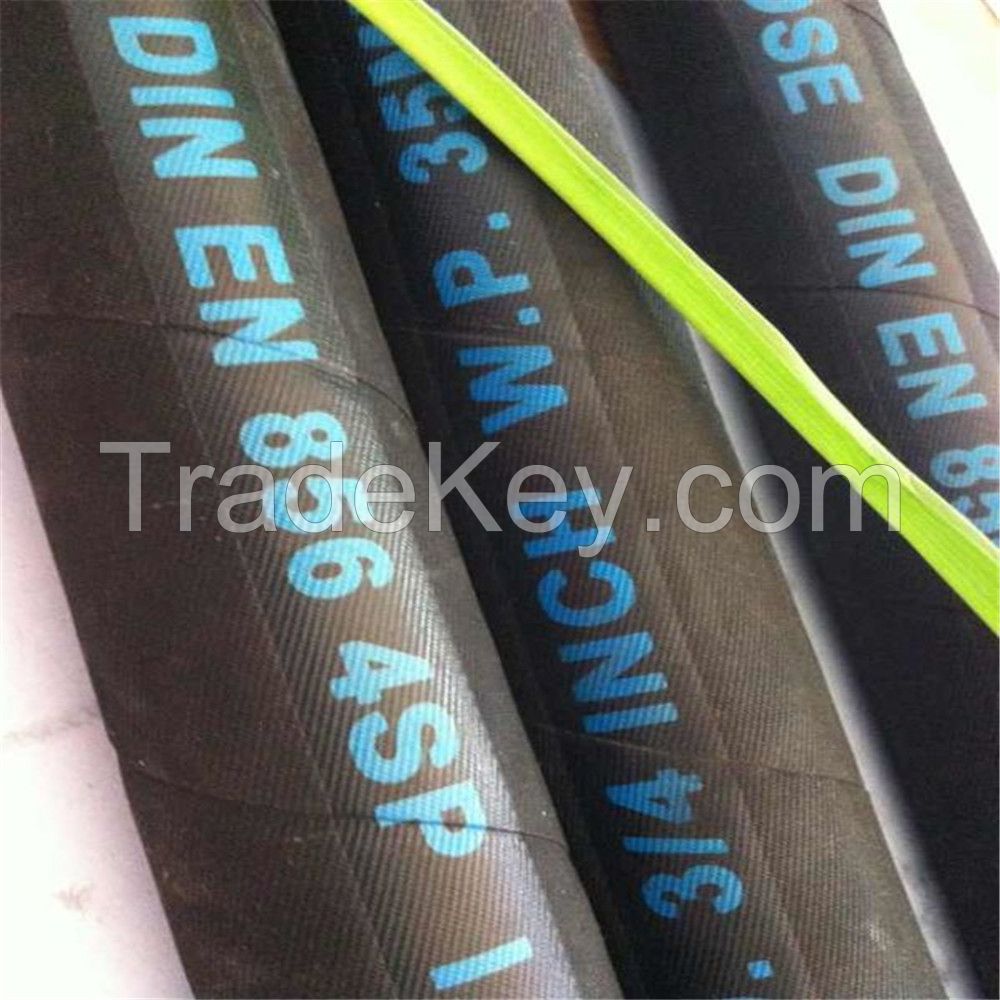 lowest price Rubber Hydraulic Hose/High Pressure Rubber Hose/Rubber Oil Hose