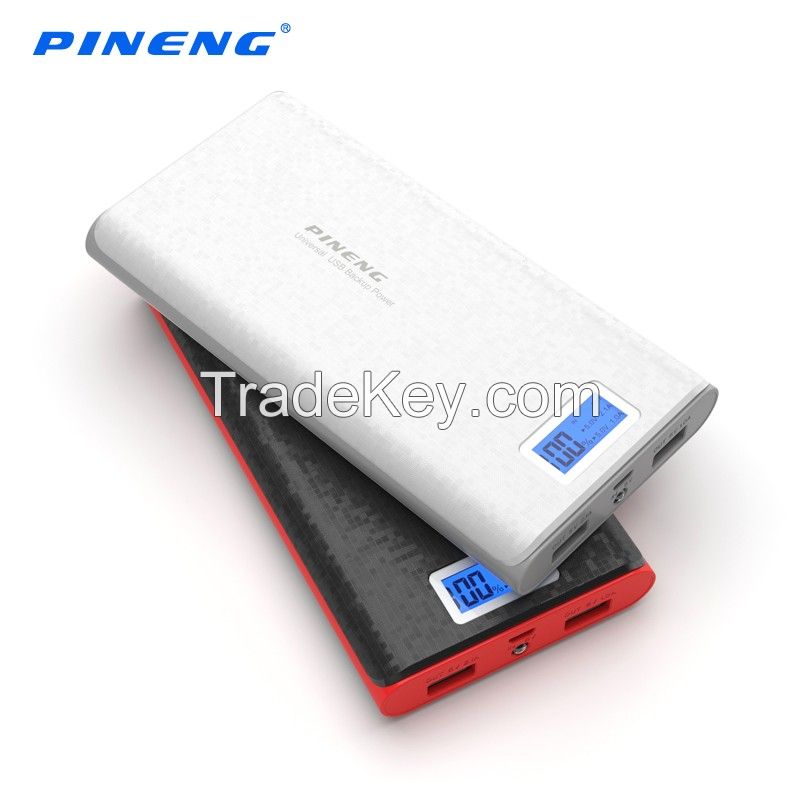 Enjoying your travelling PN-920 portable power bank with LCD Display 20000 mAh