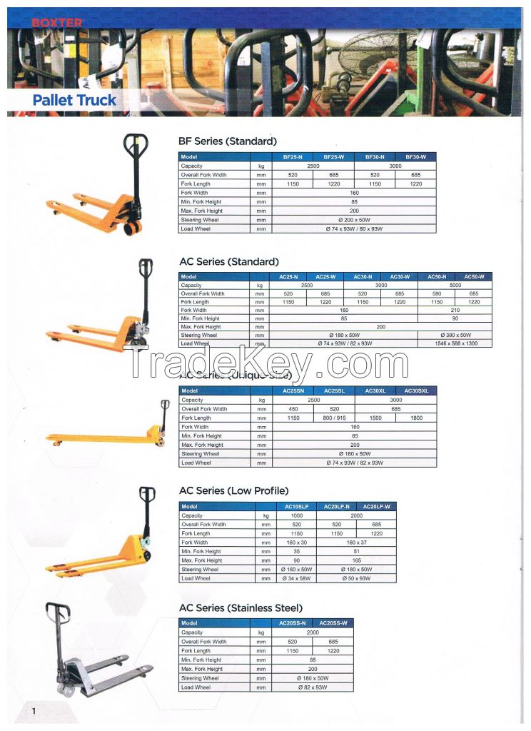 BF SERIES(STANDARD) - Durable,High Quality,Capacity 2500kg