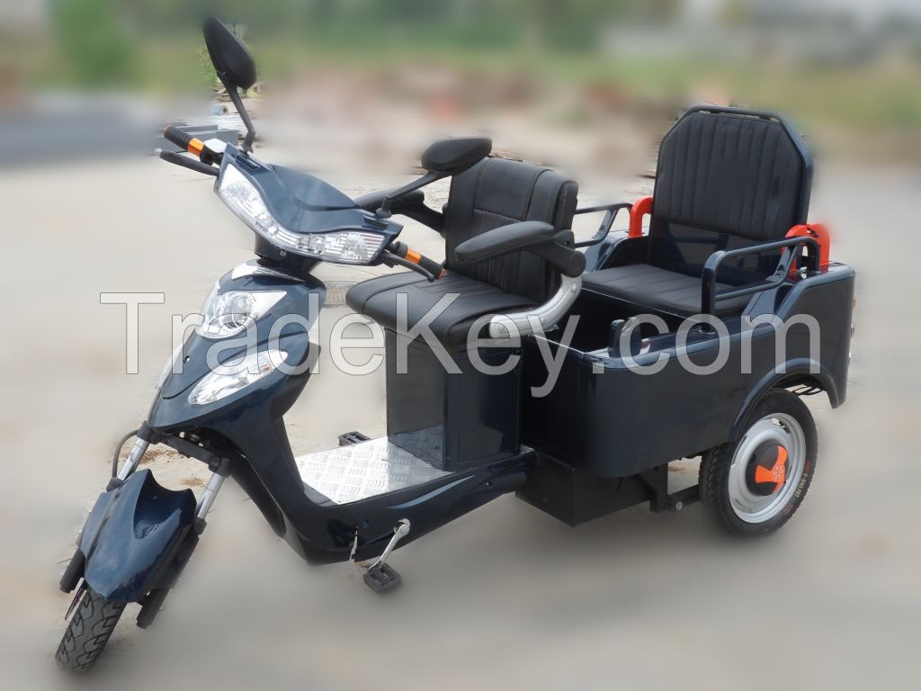 Electric Tricycle, 2-seat electric mobility scooter for wholesale