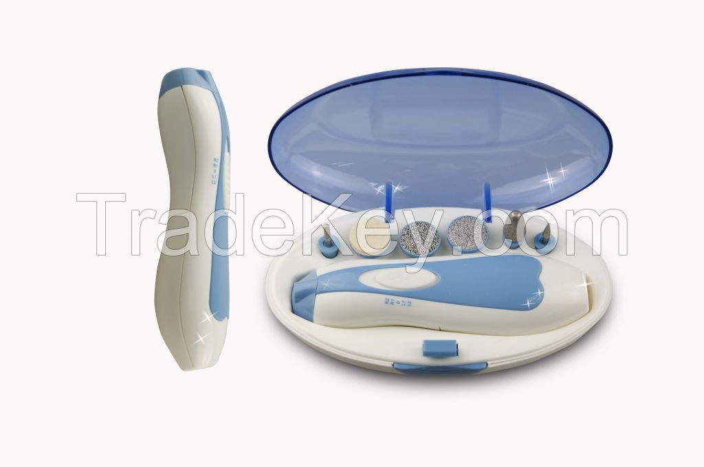 Electric Manicure And Pedicure Sets With 6 Files