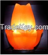 Fancy Flower Shape Salt Lamp - 5"x6"