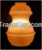 Fancy Pot Shape Salt Lamp - 5"x5"x7"