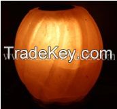 "Fancy Aroma Pumpkin Shape  Salt Lamp - 5.5""x5.5""x6"""