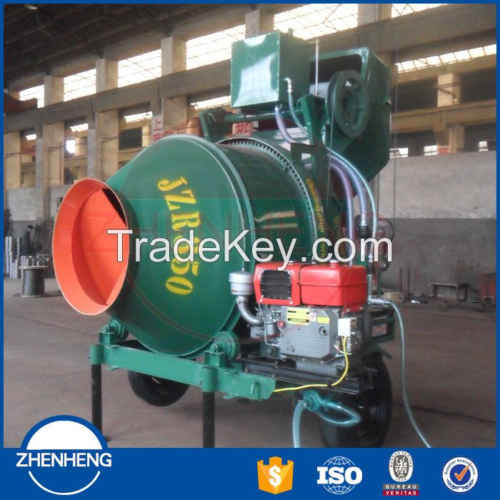 JZR Series Cheap Price of Diesel Engine Cement Concrete Mixer Machine for Sale