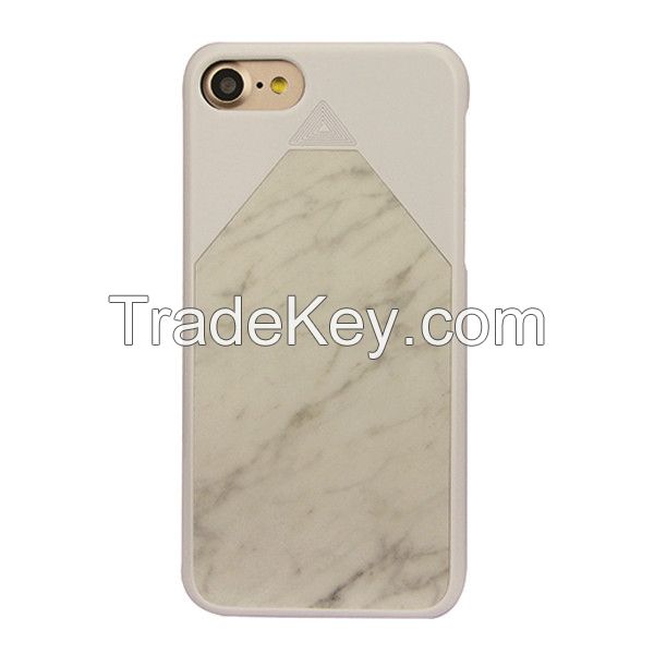 2016 handmade hard marble cover case for iphone 7 protector