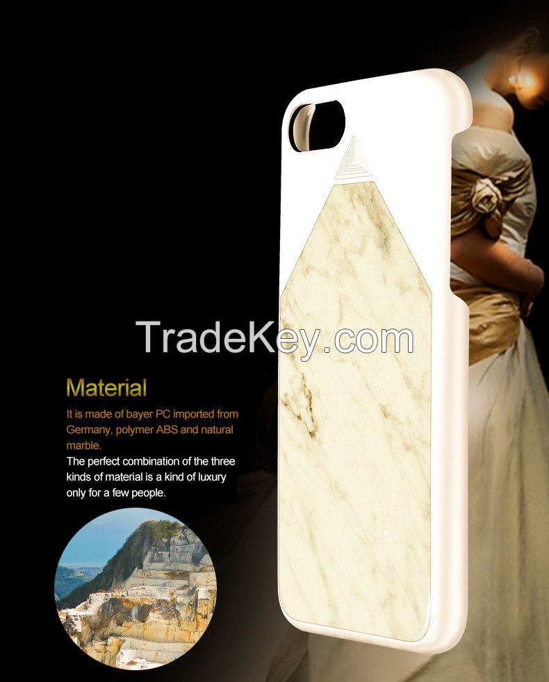 2016 the Most Popular Natural marble covers and cases for iphone7