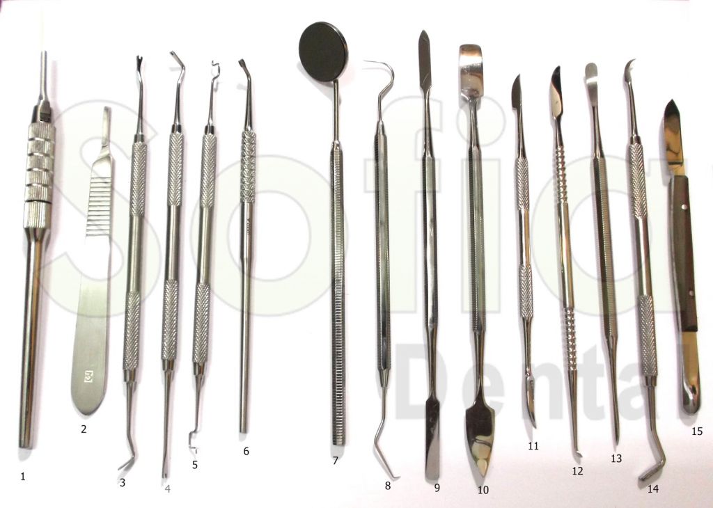  Dental Lab Instrument Set