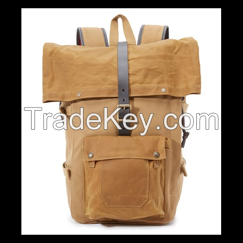 High Quality Canvas Design Backpack