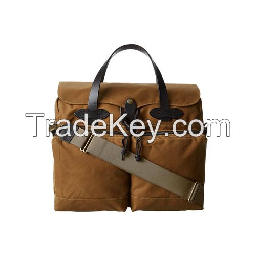 high quality canvas message bag