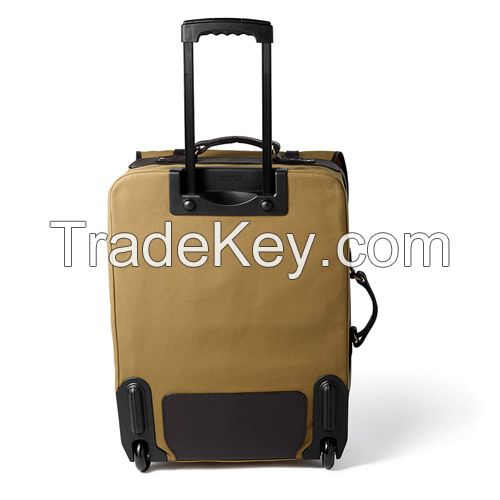 high quality canvas, Nylon, leather, trolly bag