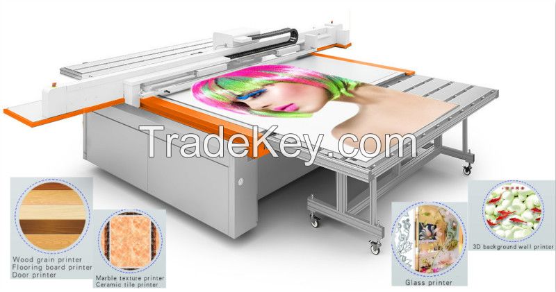 Universal digital UV Flatbed printer