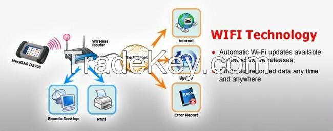 DS708 Auto Diagnostic Tool OBD2 Code Reader Scanner