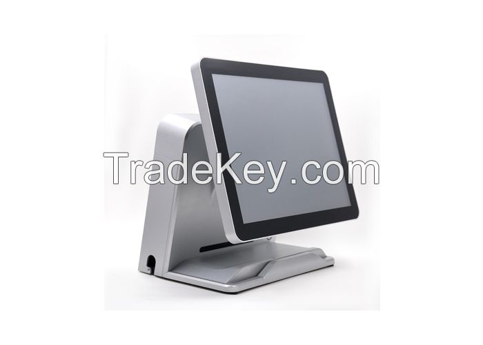 5 Wires Resisitve Touch Screen Pos System HM65 With Dual - Core Double Thread Processor