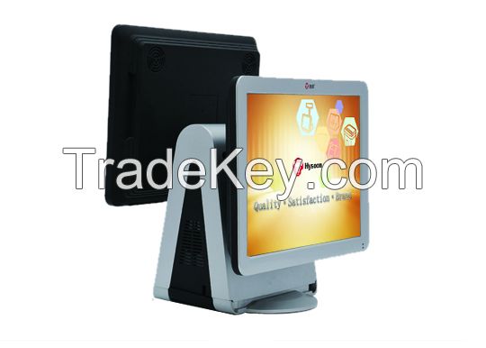 5 Wire Resistive All In One Retail Point Of Sale Touch Screen Computer Dual - Core 1.8GHz