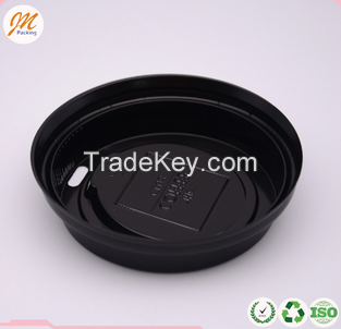 PS black coffee paper cup lid