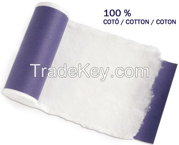 medical absorbent cotton wool roll