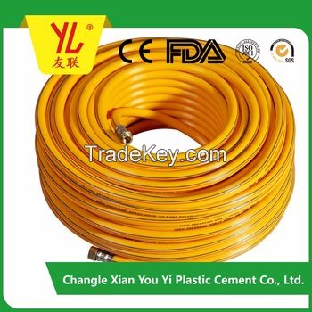 5 layer Orange High pressure Flexible PVC spray hose/ pipe