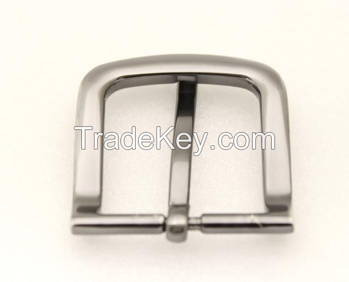 custom alloy plain pin buckle for leather belt with 30mm