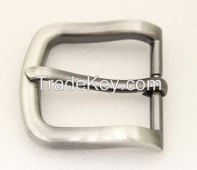 custom alloy plain pin buckle for leather belt with 30mm