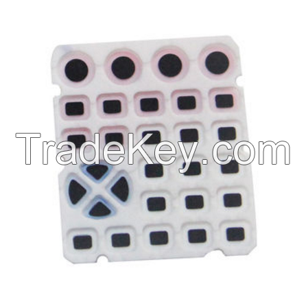 Customize calculator silicone rubber keypad with carbon conductive but