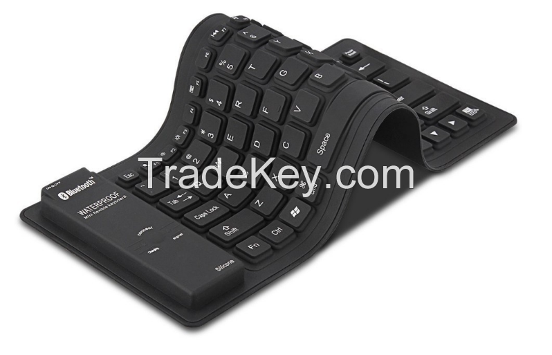 Custom-made Bluetooth Silicone Keyboard