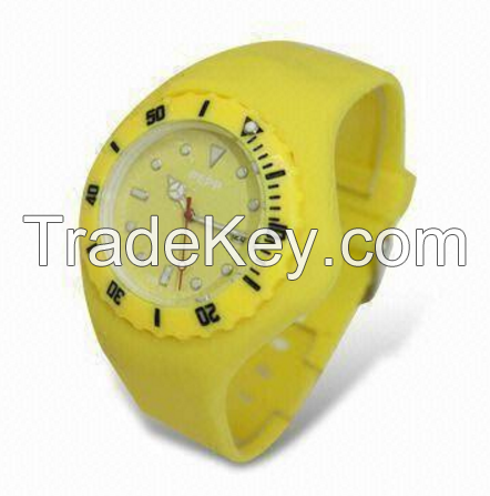 Fashion wrist watch sport silicone watch