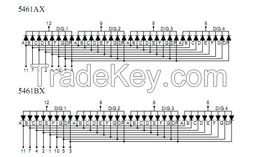 0.56&quot; 4 digits 7 segment led display