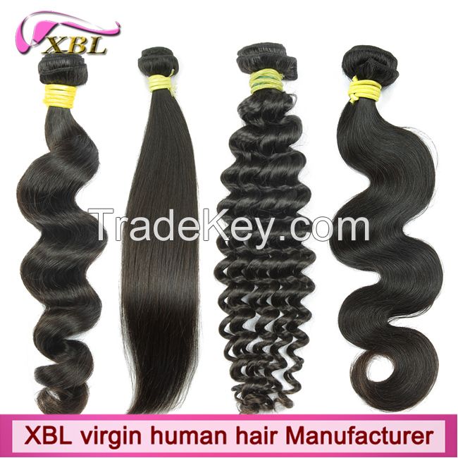 Wholesale Remy Human Hair Weave Natural Raw Virgin Indian Hair