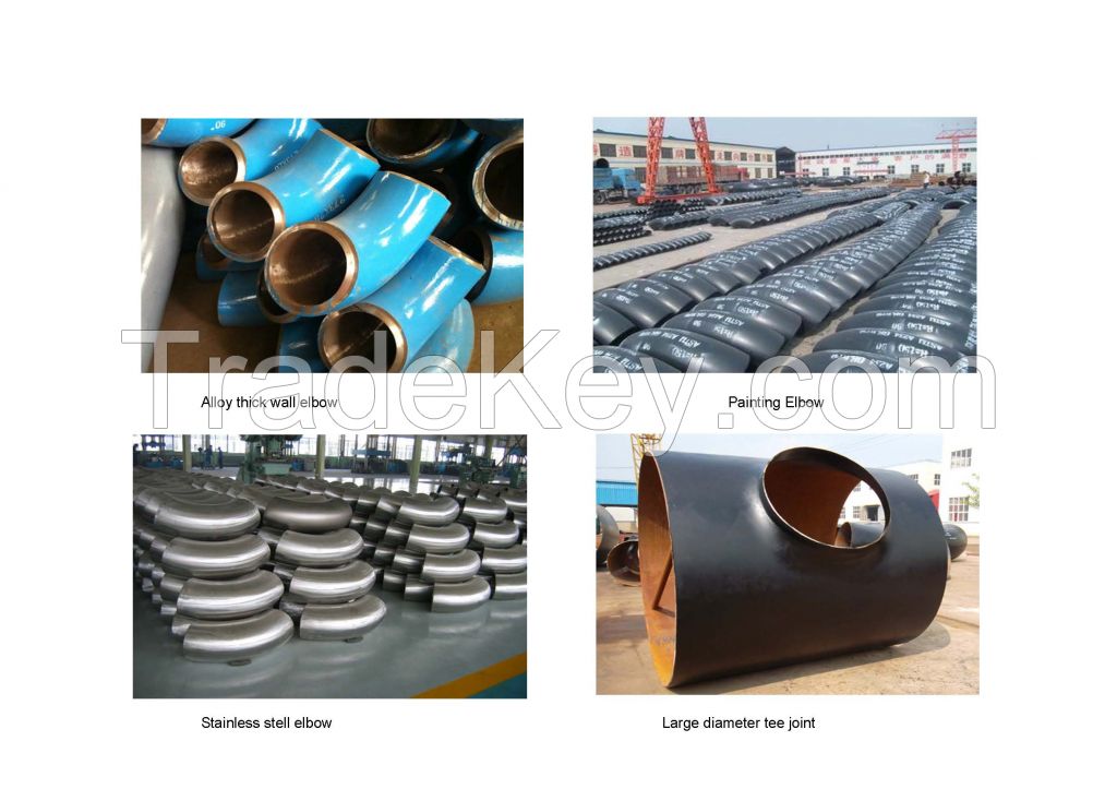 Steel pipe fitting, elbow, flange, tee and etc