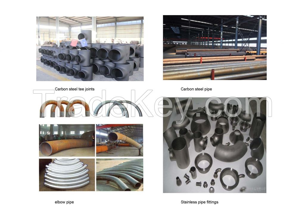 Steel pipe fitting, elbow, flange, tee and etc