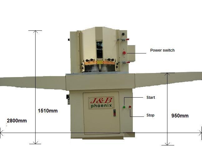 Pheumatic double saw