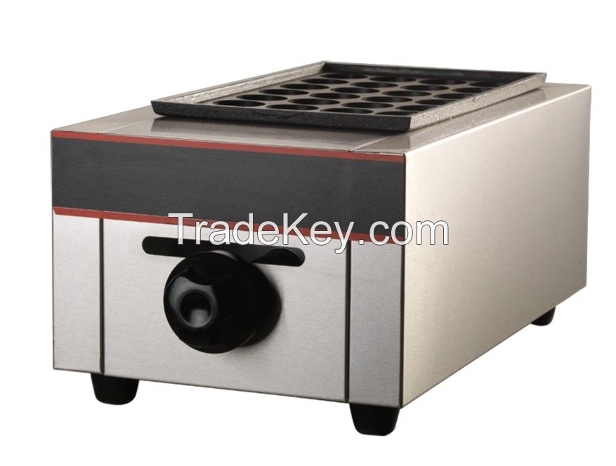 GAS fish grill machine for sell/stainless steel octopus balls machine