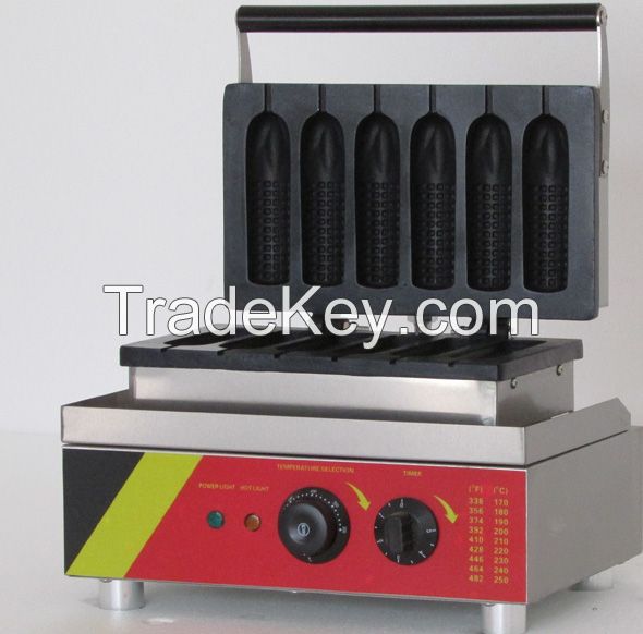 Muffin hot dog and corn waffle making machine for sell/commercial hot dog waffle maker