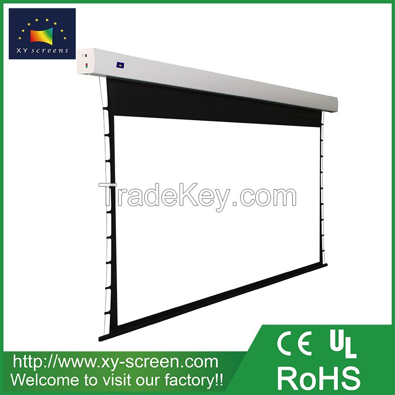 Xyscreen 2017 High Quality Tab Tension Motorized Projector Screen