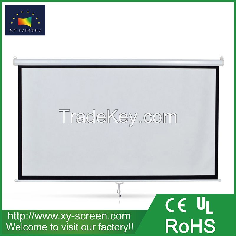 Xyscreen 2017 High Quality Office Equipment Manual Projector Screen