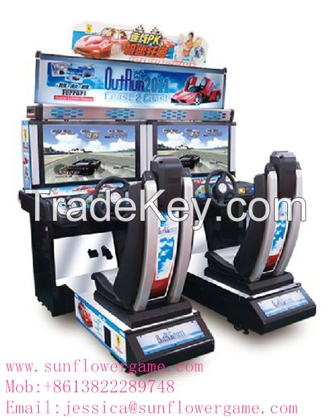 32" out run simulator racing car